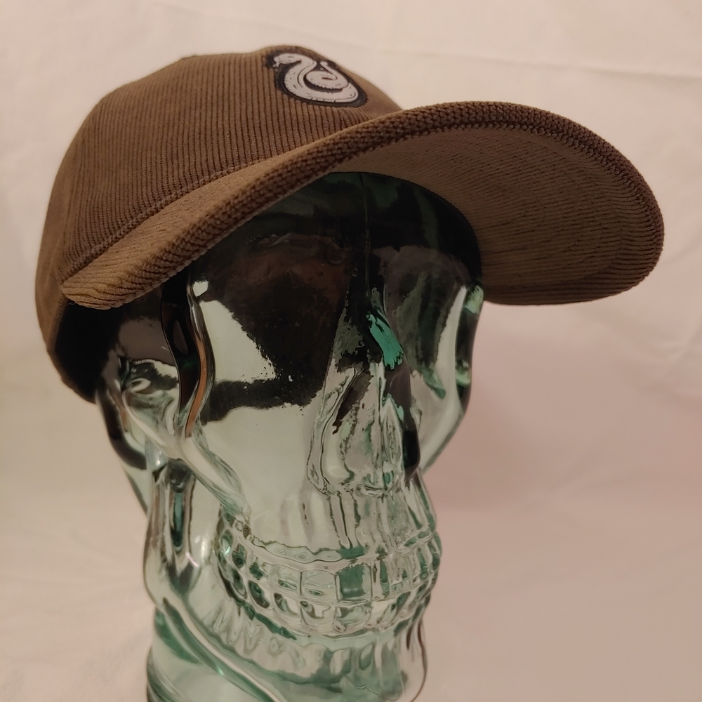 NWT Harry Potter Dark Green Courdoroy Slytherin Baseball Cap.